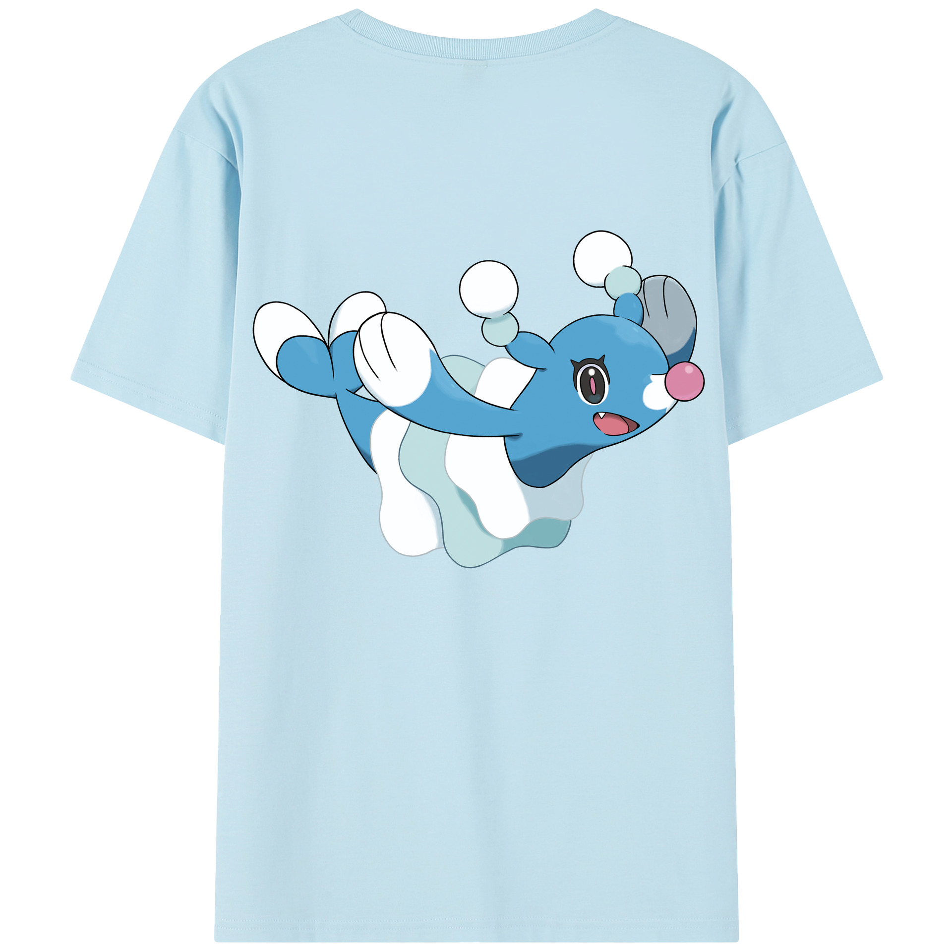 （画像用） ポケットモンスター Pokémon 綿100％半袖Tシャツ（背面プリント）